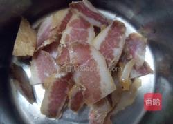 腊肉炒芥兰的做法图解7