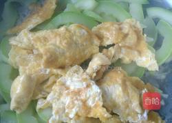 角瓜炒蛋的做法图解7