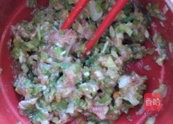 青椒肉饼的做法图解4