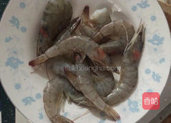 白菜炖海带大虾的做法图解2