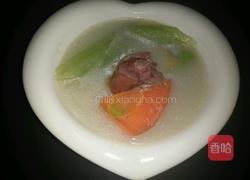 青笋胡萝卜炖腊鸭腿的做法图解10