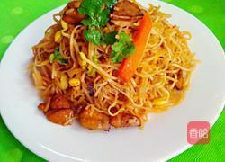 鸡肉焖面的做法图解12