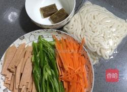 咖喱炒乌冬面的做法图解1