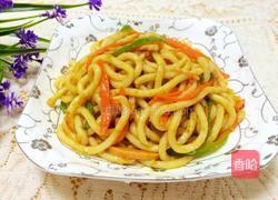 咖喱炒乌冬面的做法图解9