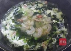 虾仁海带汤的做法图解4