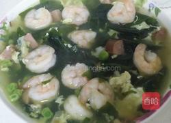 虾仁海带汤的做法图解5