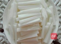 豆腐干炒白萝卜的做法图解3