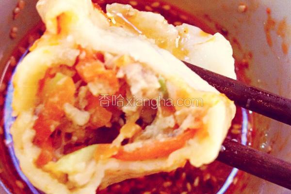 香菇猪肉胡萝卜饺子