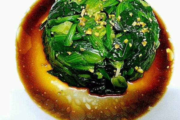 姜汁菠菜的花样做法