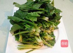 姜汁菠菜的做法图解2