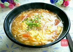 蕃茄鸡蛋汤煮面的做法图解14