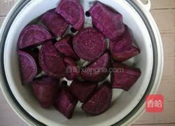 紫薯丸子的做法图解2