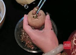 油面筋酿肉的做法图解3