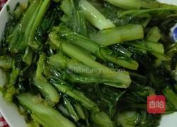 甜苦麦菜的做法图解3