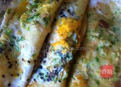 香葱芝麻鸡蛋饼的做法图解5