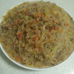 肉末炒绿豆粉丝的做法[图]