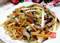 三丝炒米粉(粤式)的做法图解13