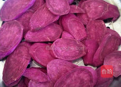 紫薯爱心饼的做法图解2