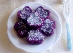 紫薯爱心饼