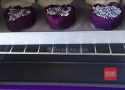 紫薯爱心饼的做法图解7