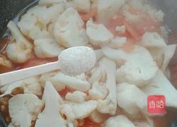 西红柿炒花菜的做法图解10