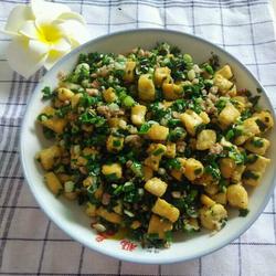 蒜苗炒豆干的做法[图]
