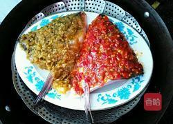 双拼剁椒鱼头的做法图解8