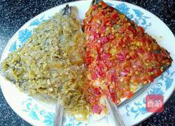 双拼剁椒鱼头的做法图解9