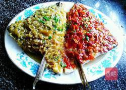 双拼剁椒鱼头的做法图解13