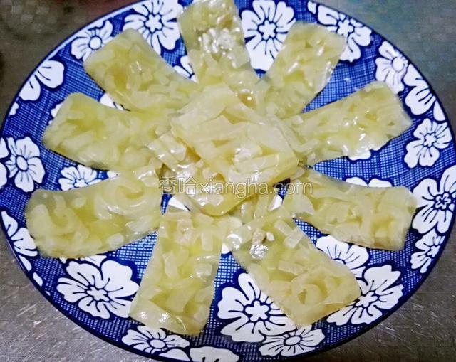 倒出切片切块都可