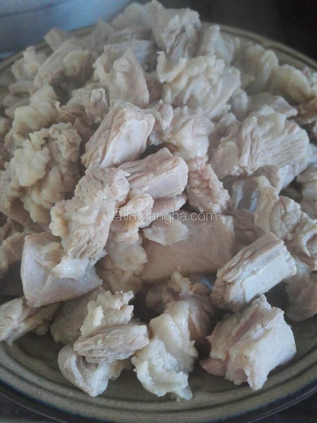 淖水后的羊肉，清清爽爽