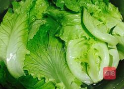 蒜汁蚝油生菜的做法图解2