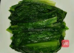 蒜香油麦菜的做法图解2