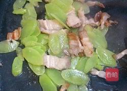 莴笋炒肉的做法图解4