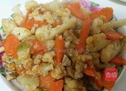 菜花炒西红柿的做法图解5