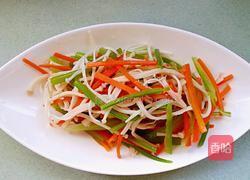 凉拌芹菜金针菇的做法图解5