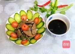 黄瓜拌猪肝的做法图解6
