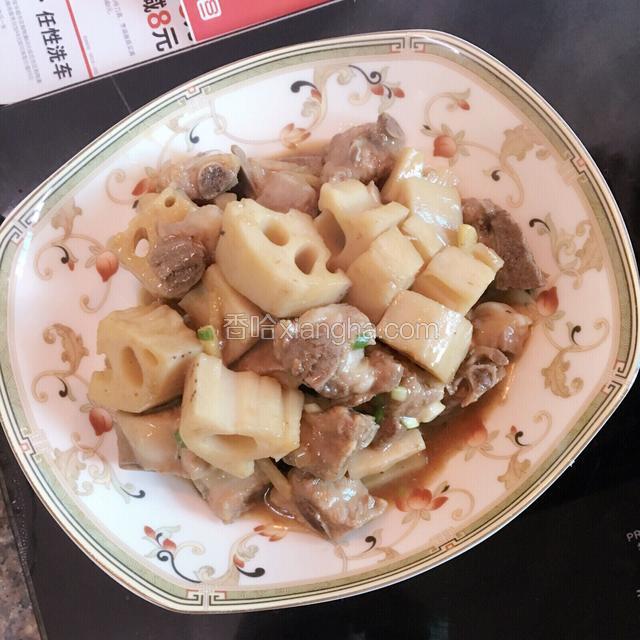 排骨焖莲藕