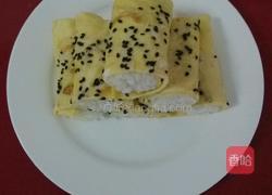 黑芝麻鸡蛋饼的做法图解6