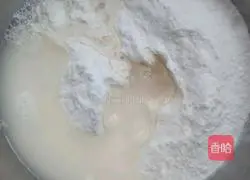 Illustration of making noodle spiral cake 3