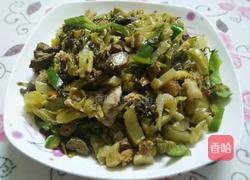 炒酸菜鸡杂的做法图解11