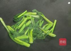 蒜蓉油菜花的做法图解3