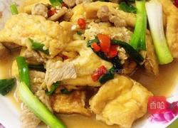 猪肉炒豆腐的做法图解8