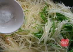 青椒土豆炒肉丝的做法图解9