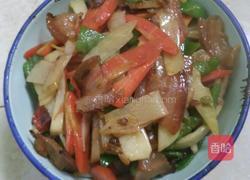 花色炒腊肉的做法图解6