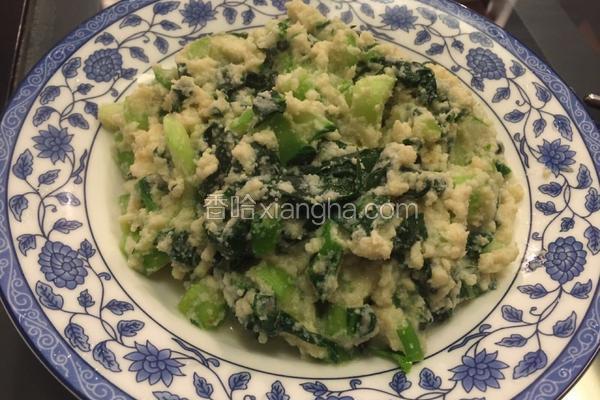 豆渣炒白菜