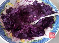 紫薯椰蓉酥的做法图解2