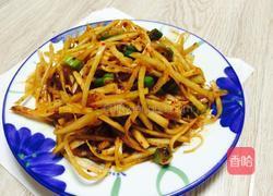 凉拌苤蓝丝的做法图解5