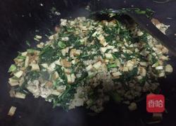 荠菜肉沫香干丁的做法图解6