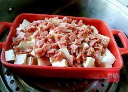 培根蒸豆腐的做法图解6